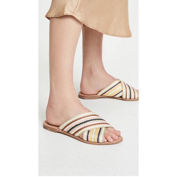 Diane con Furstenberg Cindy Slide Sandals, Ivory Multi, 39 - Picture 3 of 16